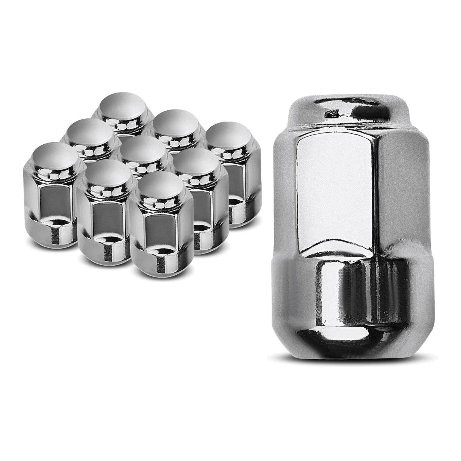 20 PCS - M12-1.5 Wheel Lug Nut For Honda Accord Civic CR-V Acura CL TL EL Isuzu Oasis