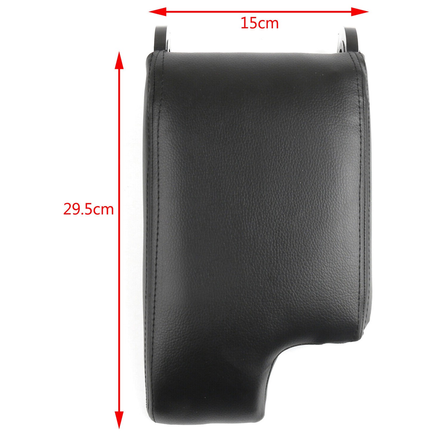 Leather Armrest Center Console Lid Cover For BMW E46 3 Series 98-06 Black USA