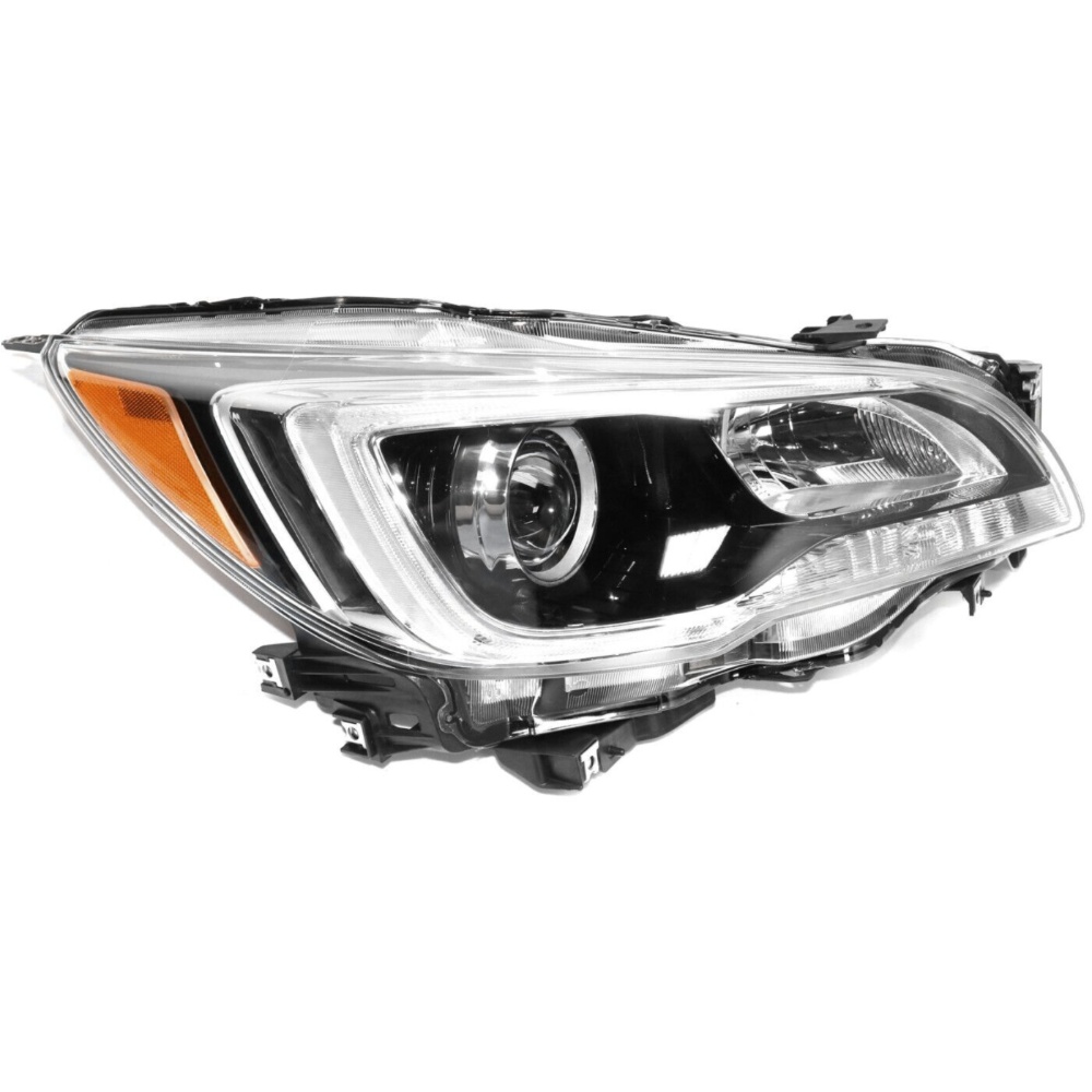 Halogen Headlight Black Interior Right For 2015-2017 Legacy 2015-2017 Outback