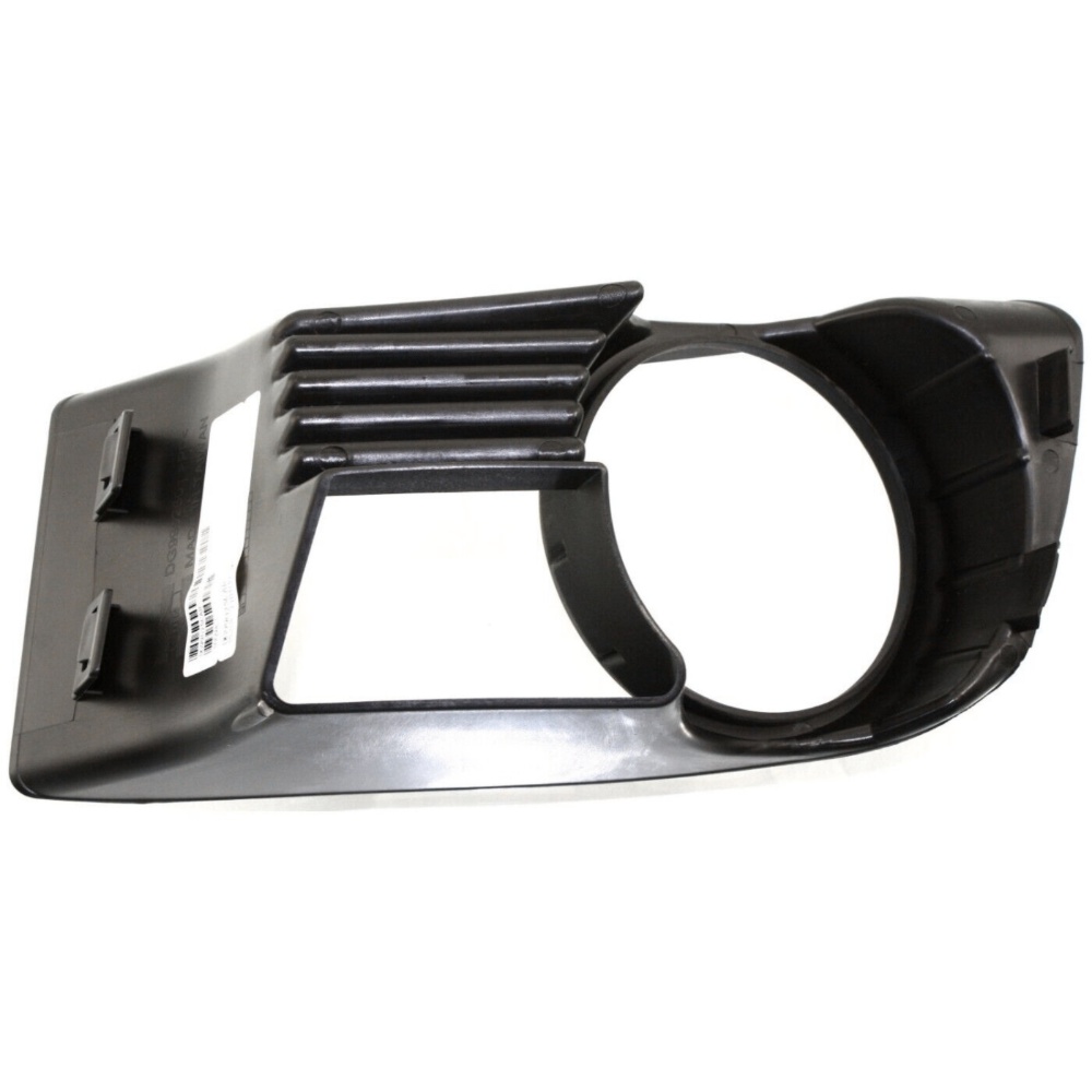 Fog Light Trim Set For Dodge 2007-2010 Caliber Left & Right Black Plastic 2Pc