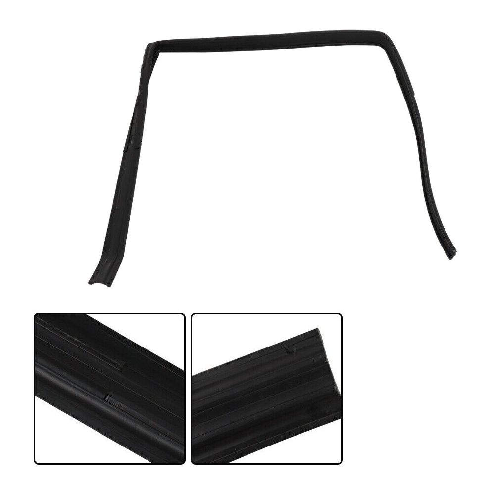 For 83-92 Chevrolet S10 Tahoe Extended Cab Pickup Door Seal Kit Matte Black