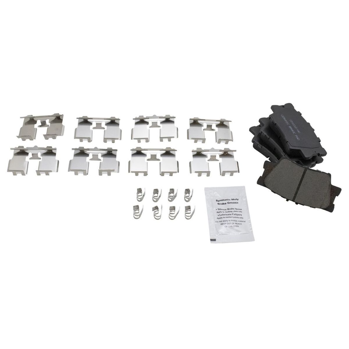 Front & Rear Ceramic Brake Pad & Disc Rotor Kit W/Chemicals For Toyota Camry