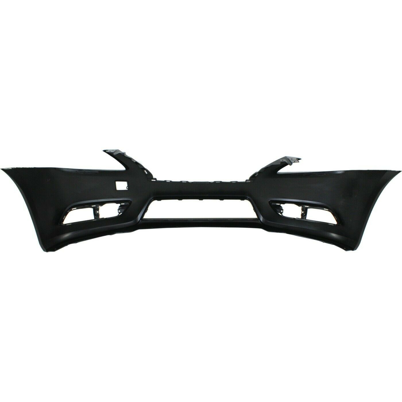 Front Bumper Cover For 2013-2015 Nissan Sentra Sedan W/ Fog Lamp Holes