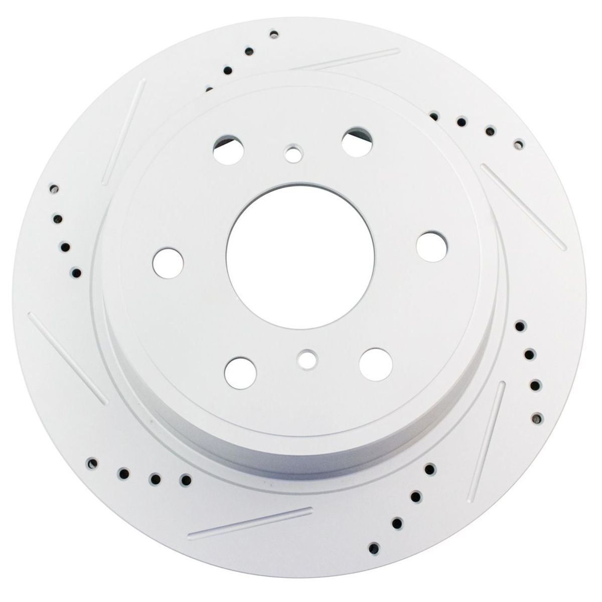 Drilled & Slotted Rear G-Coated Disc Brake Rotor