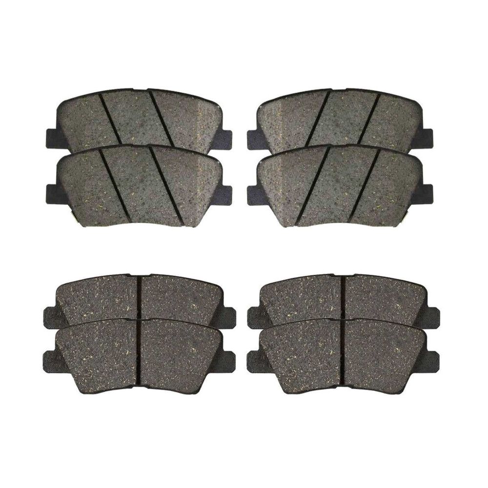 Front And Rear Ceramic Brake Pads For Hyundai 2012-2017 Azera Sedan 3.3L V6