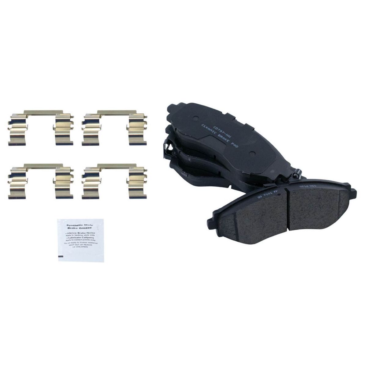 Ceramic Pad & Brake Rotor Front Kit For 04-06 Chevrolet Aveo Hatchback Spark