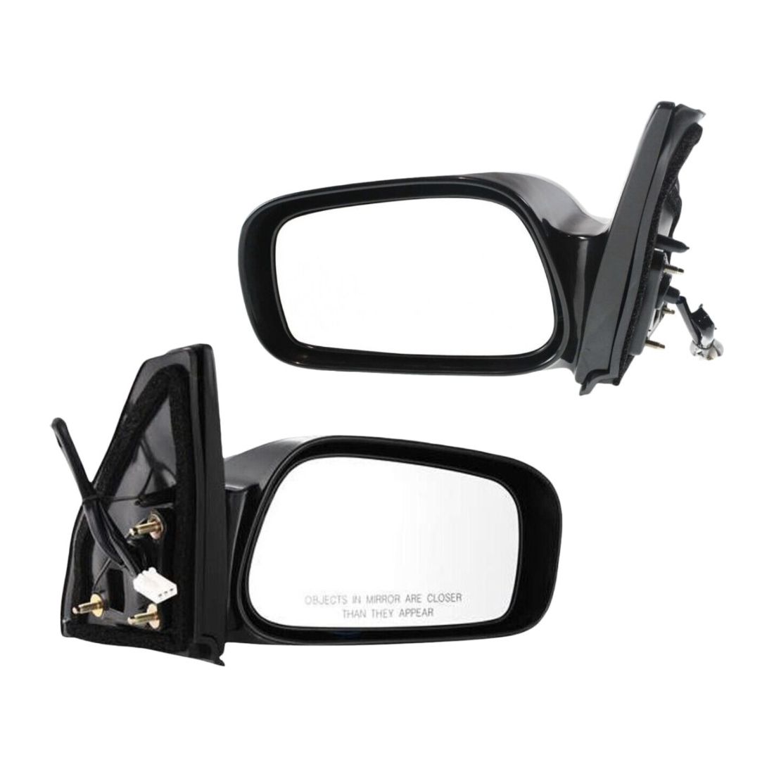 Set Of 2 Mirror Power For 03-08 Vibe 03-08 Matrix Driver Passenger Side Primed