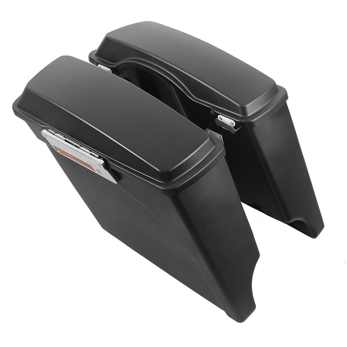 Matte 5" Stretched Saddlebags Fit For Harley-Davidson Harley Road Electra