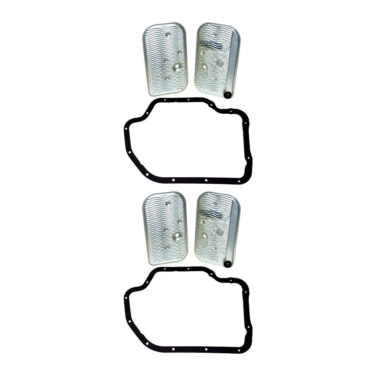 2 Sets Of - For 1990-1991 Chevrolet R1500 Suburban Sport Utility Transmission Filter