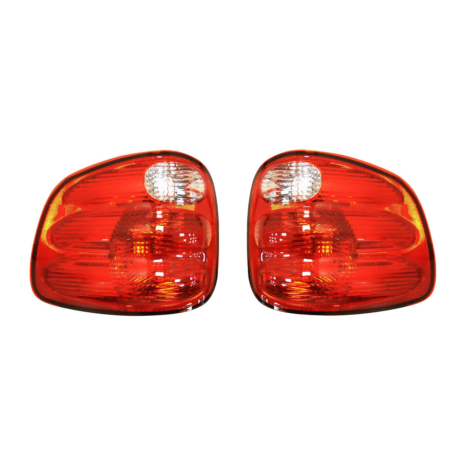 Tail Light Pair Flareside Bed For Ford 2001-2004 F-150 Yl3Z13404Aa Yl3Z13405Aa
