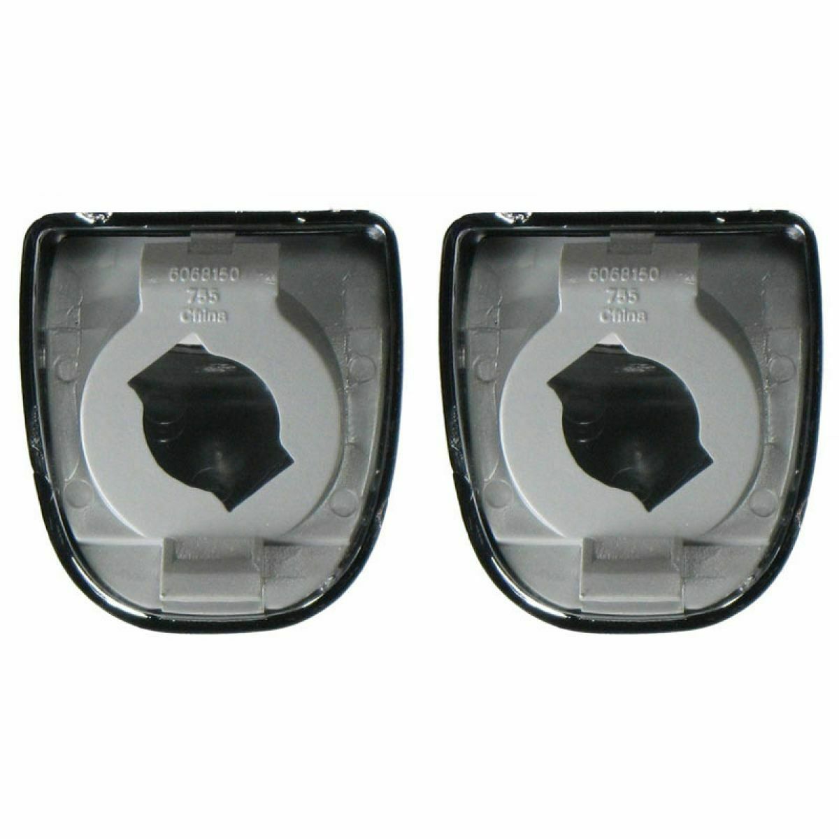 Rear Chrome License Plate Light Lens Pair For Sierra Silverado Truck