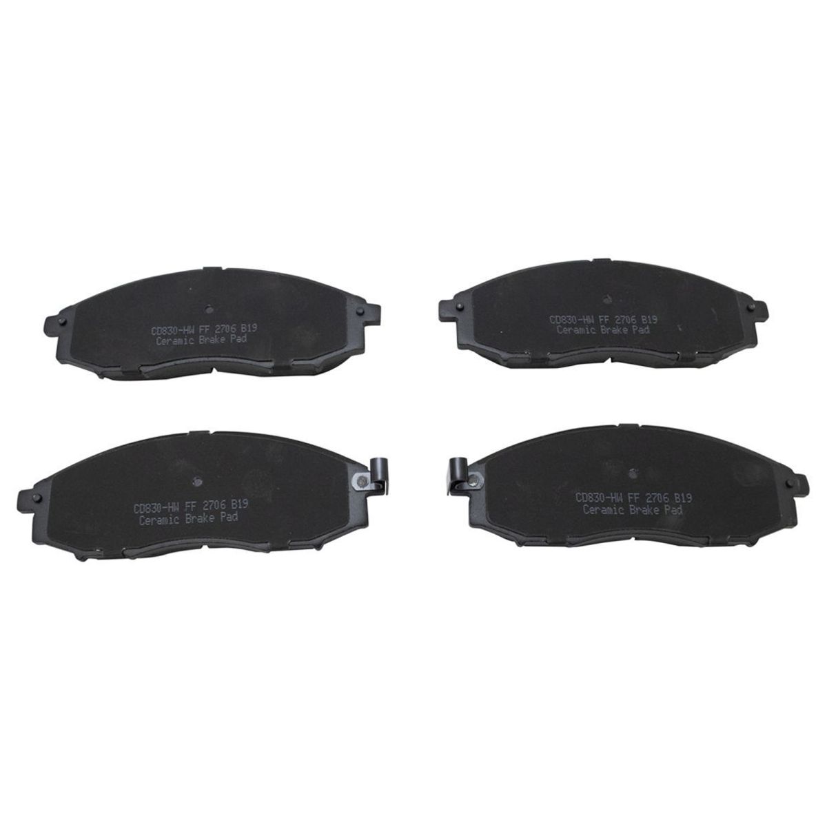 For 03-04 Nissan Frontier 00-04 Nissan Xterra Front Disc Brake Ceramic Pads