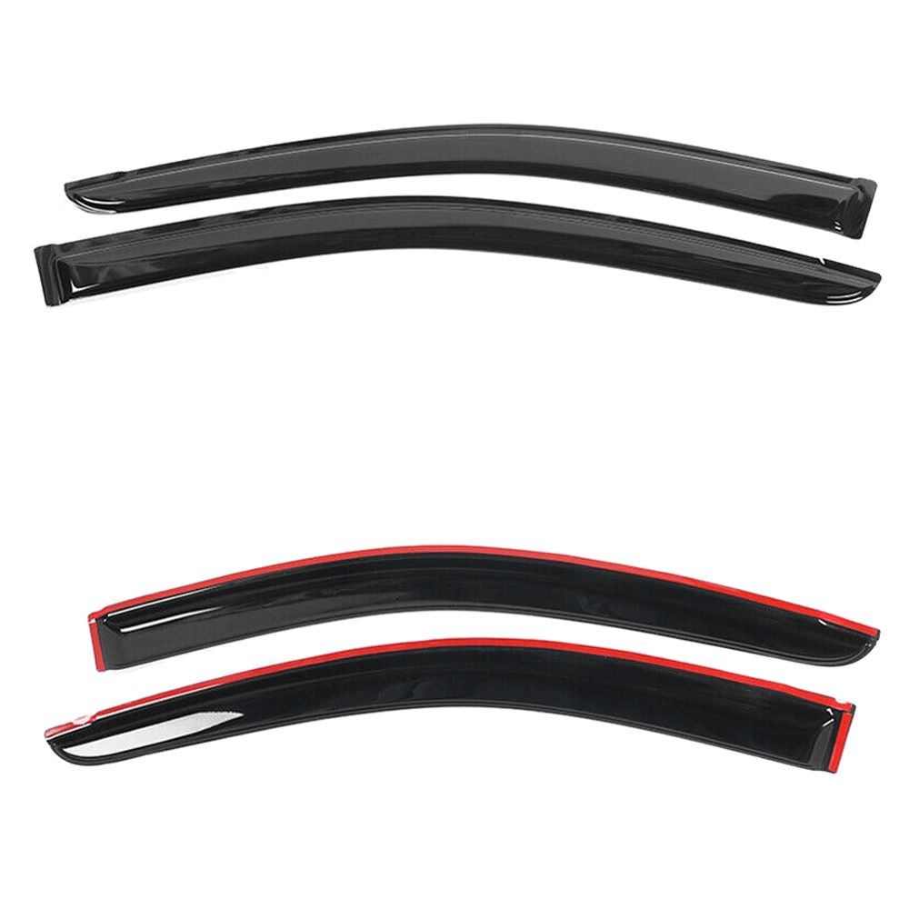 Fits 08-18 Dodge Grand Caravan & 08-16 Chrysler Town & Country Window Visors 2PC