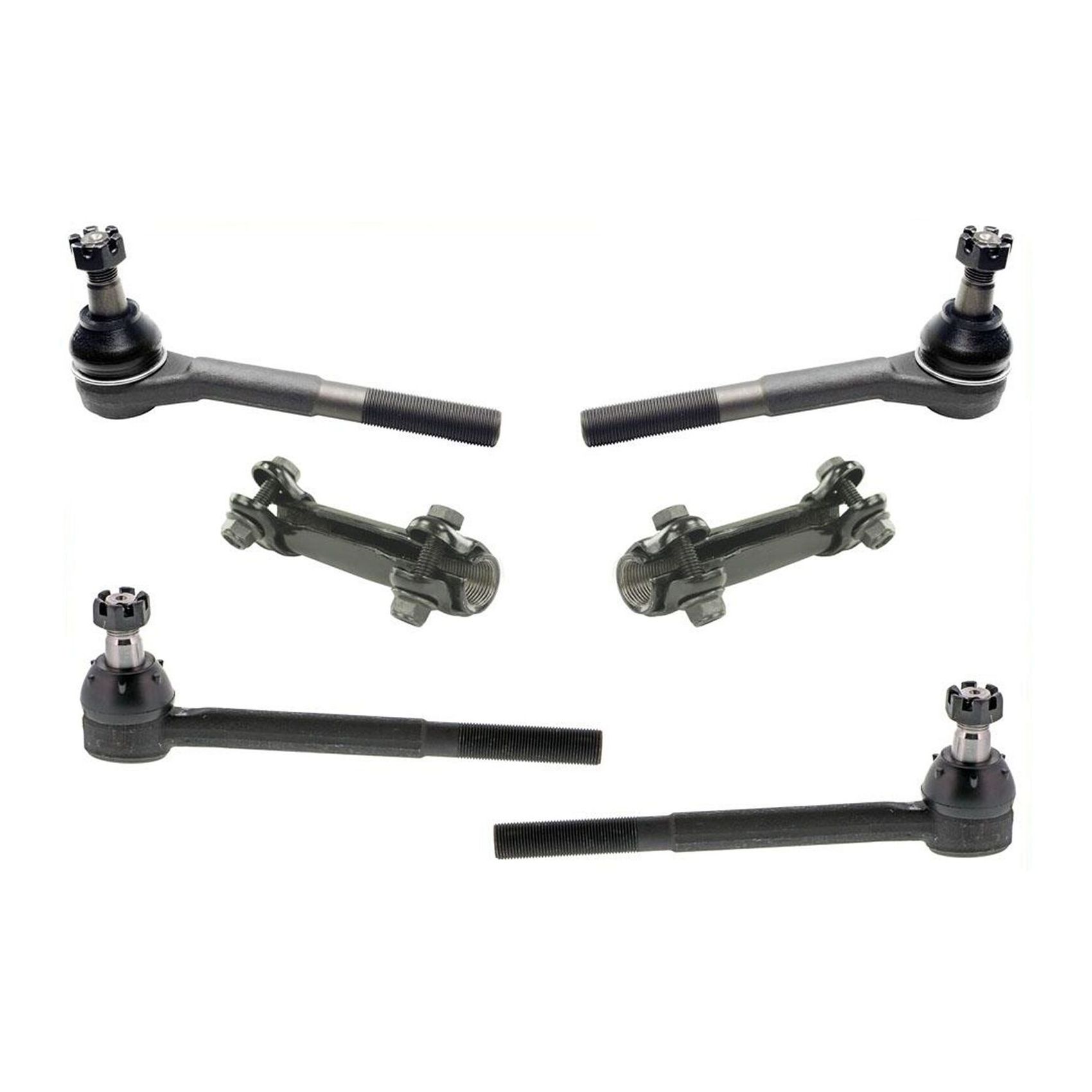 For GMC & Chevrolet Van 83-95 G10 G20 G30 Tie Rod Sleeve 6pc Kit