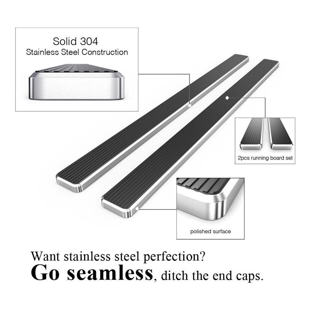 iBoard Running Board 5 For 06-13 GMC Sierra 1500 SL Crew Cab Pickup Crew Cab