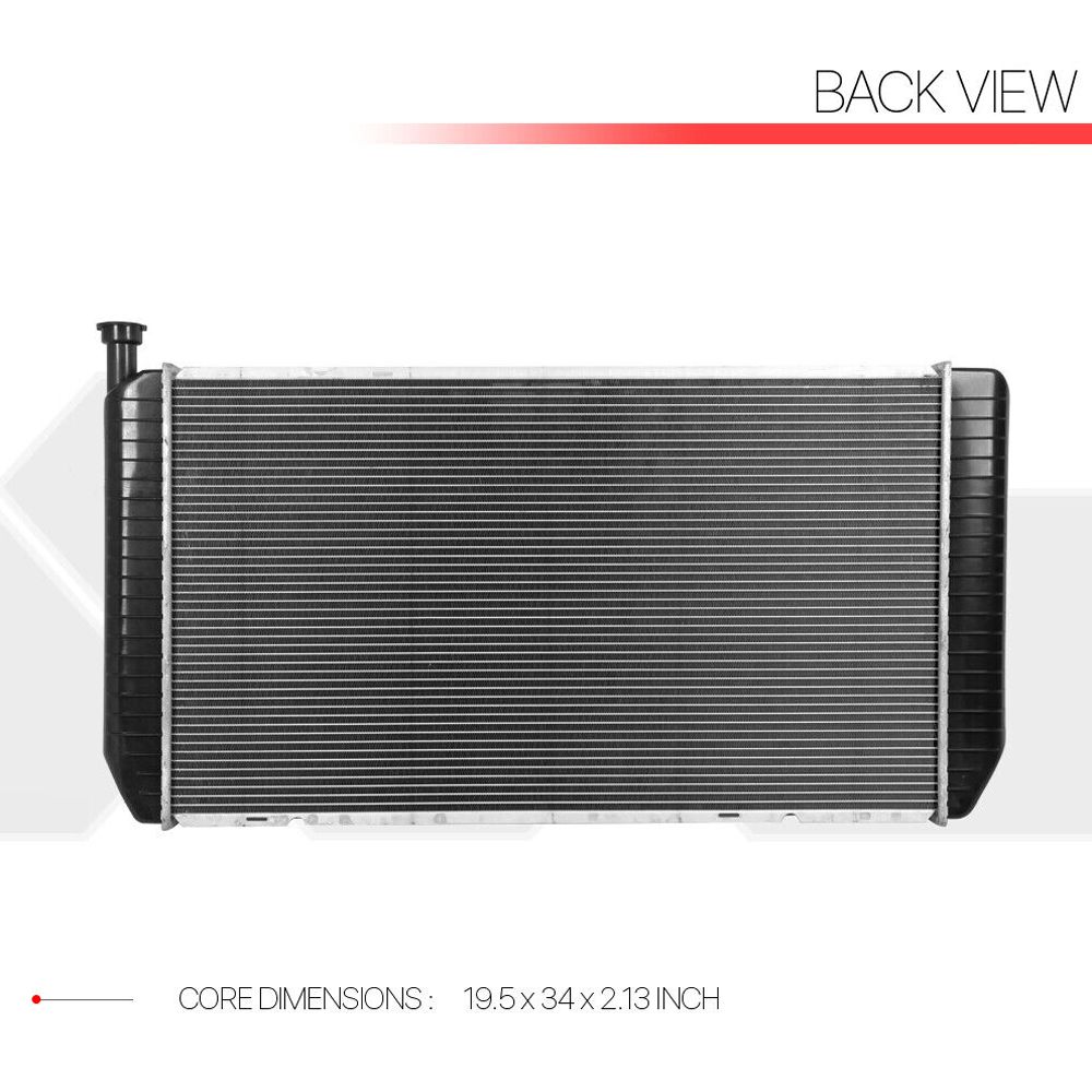 For 1994-2000 C2500 Base A86536-1251ARMEO Aluminum Factory Replacement Radiator