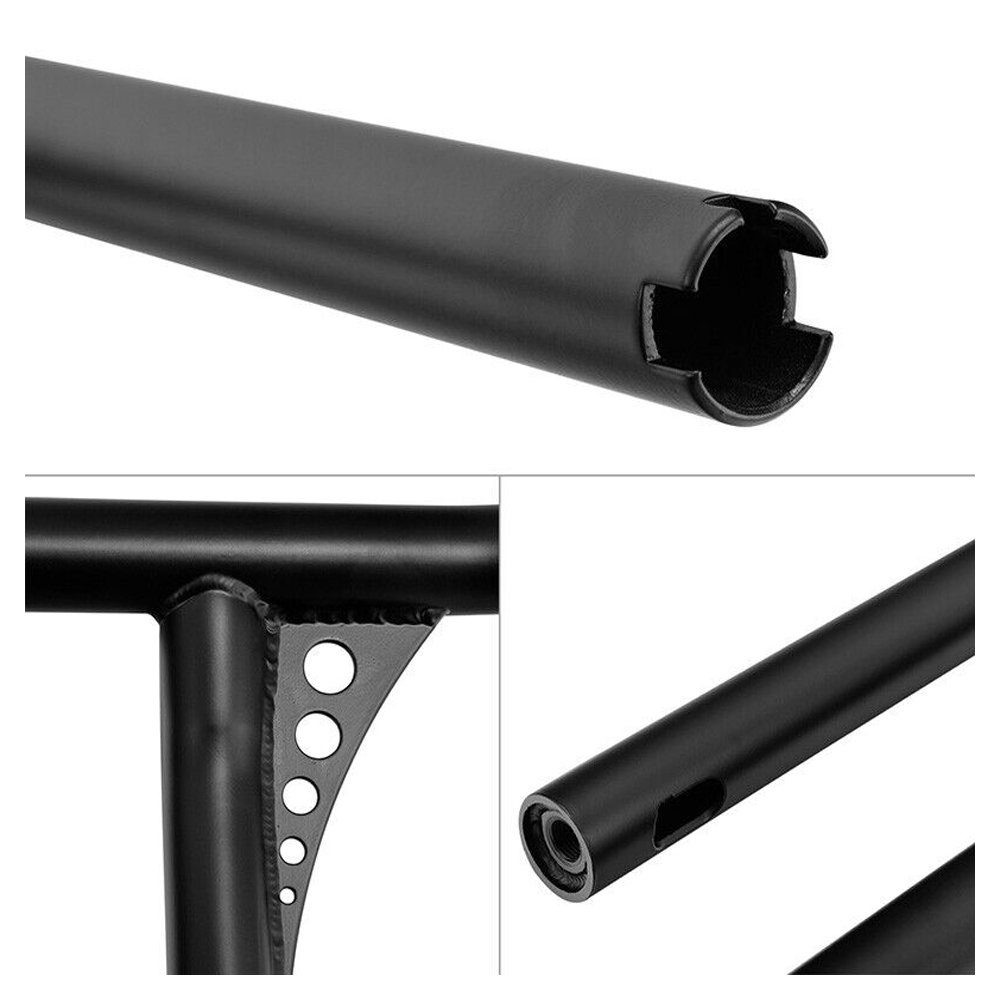 Black 16" Rise 1 1/4" T-Bar Bar Handlebar Fit For Harley-Davidson Harley