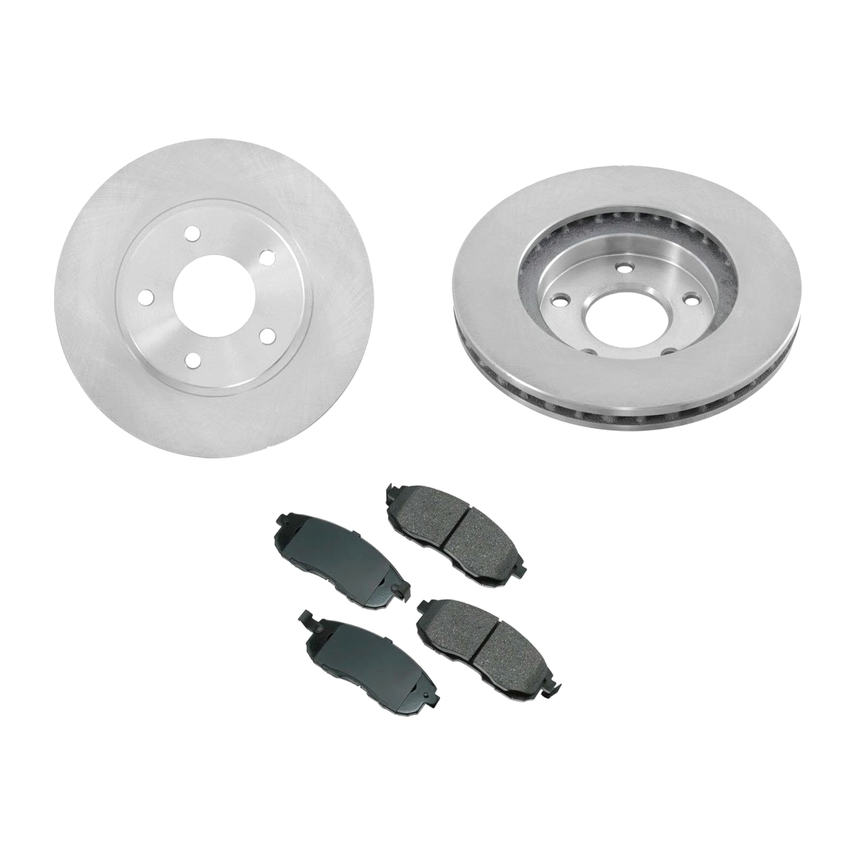 For 2000-2001 INFINITI I30 Base Sedan Front Brake Rotor & Ceramic Brake Pads