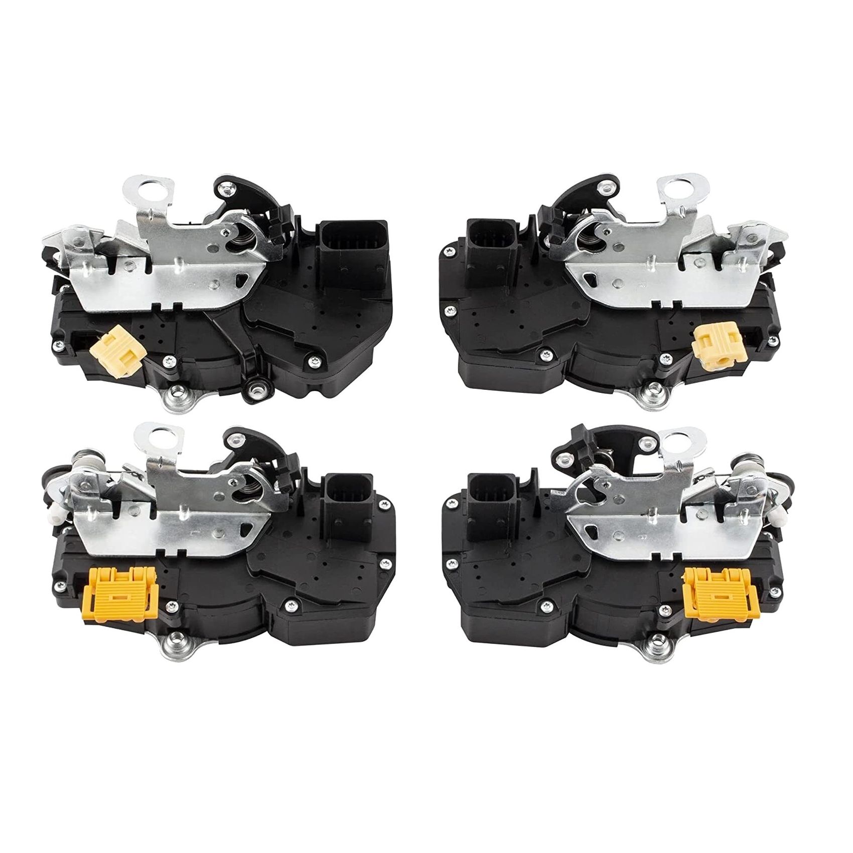 For 2007-2009 Silverado 1500 4x Front+Rear R & L Power Door Lock Latch Actuator