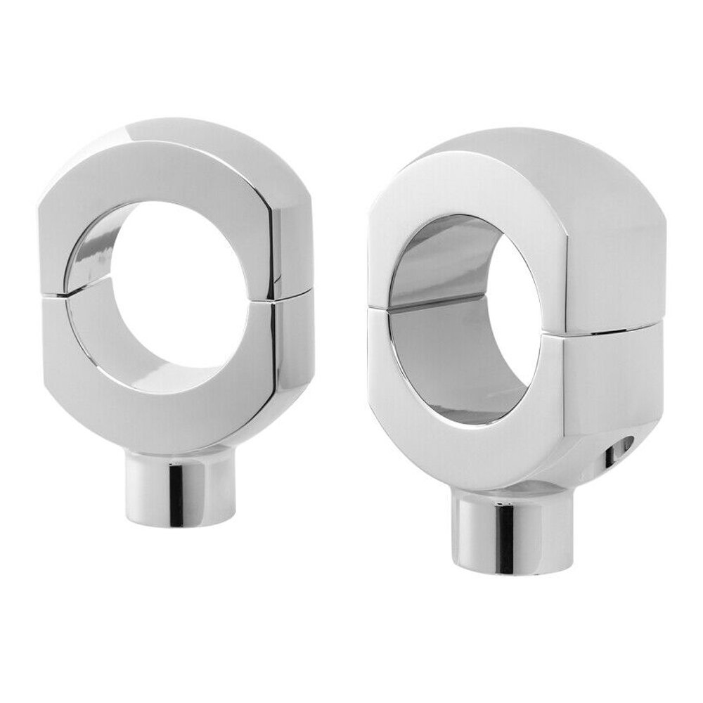 Chrome 2'' Handlebar Bar Risers Fit For Harley-Davidson Harley 1200