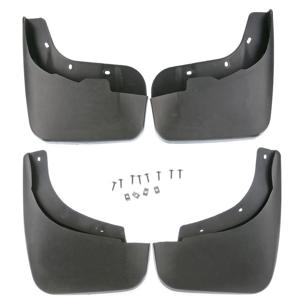 For Q7 4PCS Rear & Front Splash Guards Mud Flaps Mudguards For Audi Q7 2007-2015