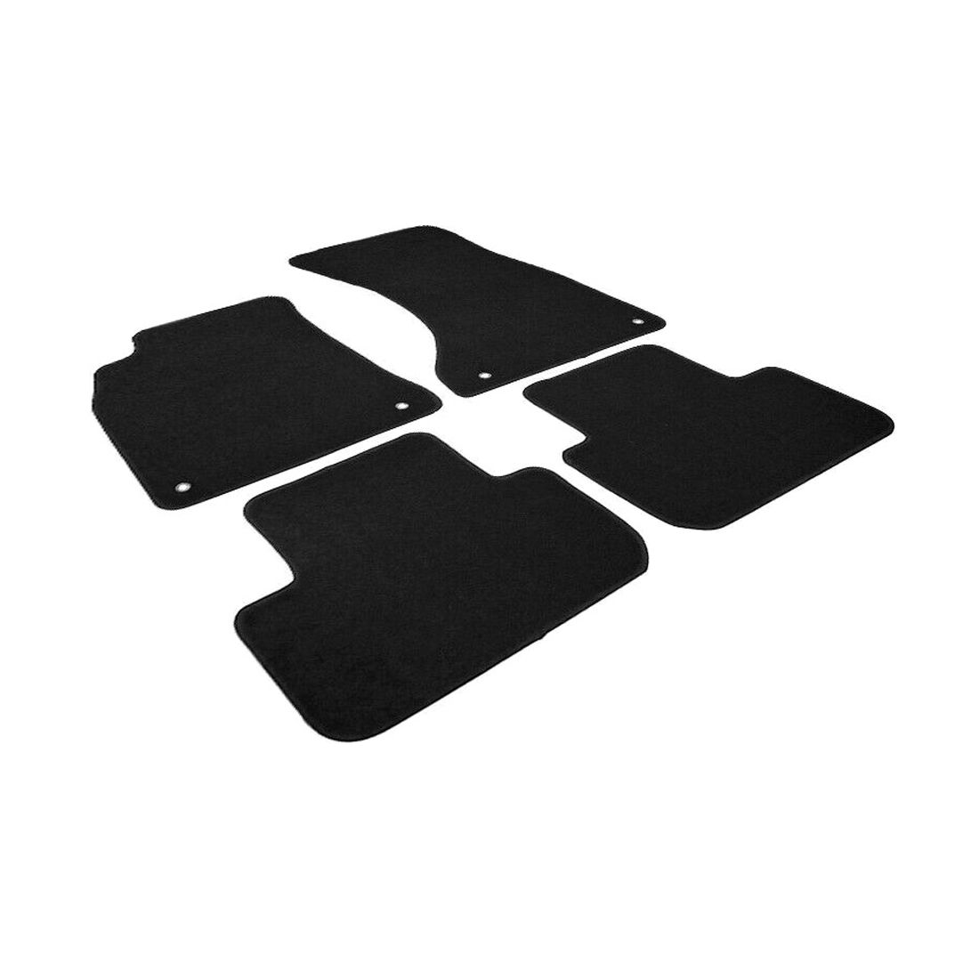 For 09-16 Audi A4 Sport Car Floor Mats Liner Nylon Carpets Front Rear Black 4PC