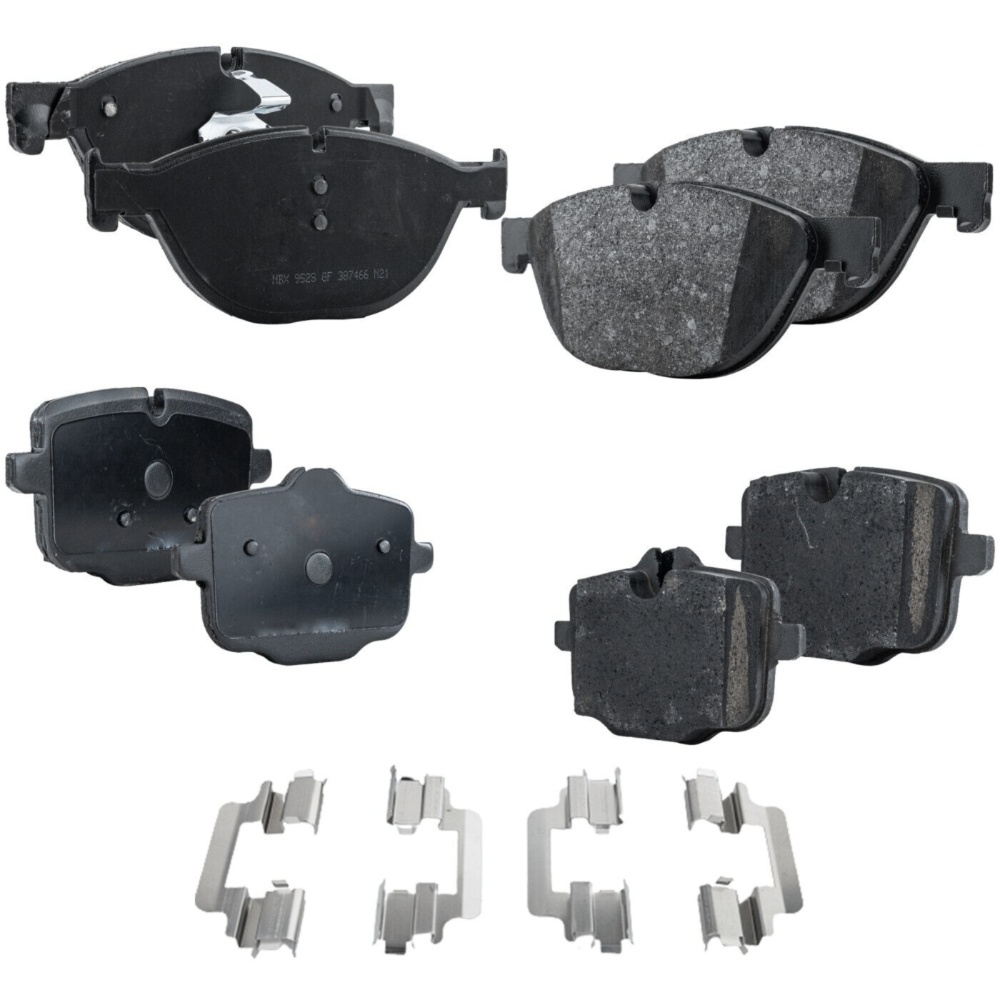 Front And Rear NAO Brake Pad Set For 550 650 Coupe Gran XDrive 348mm Front Disc