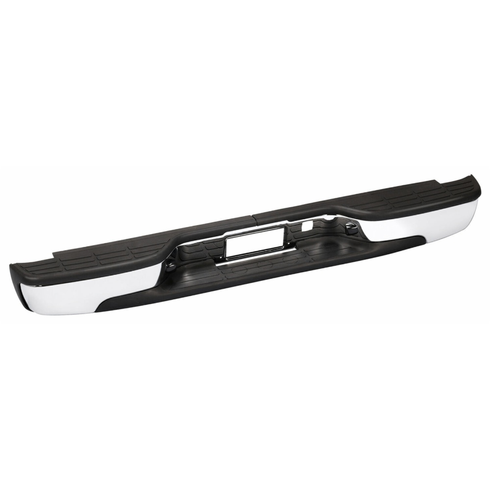 Rear Step Bumper Chrome Steel For 1999-2006 Chevrolet Silverado / Sierra 1500