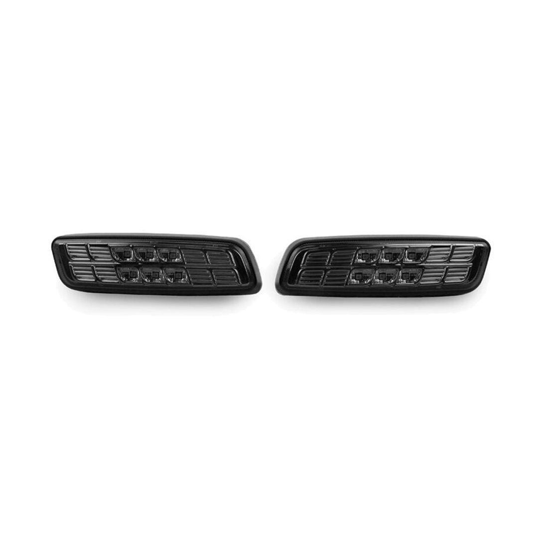 For Lexus 1998-2004 GS300 Base Sedan Smoke Lens Amber Led Bumper Side Markers