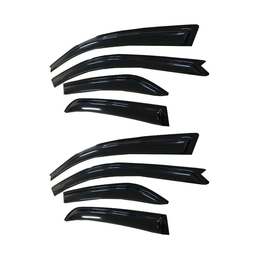 2 Sets Of - Out Channel Style Sun Rain Window Visors Visor For 94229