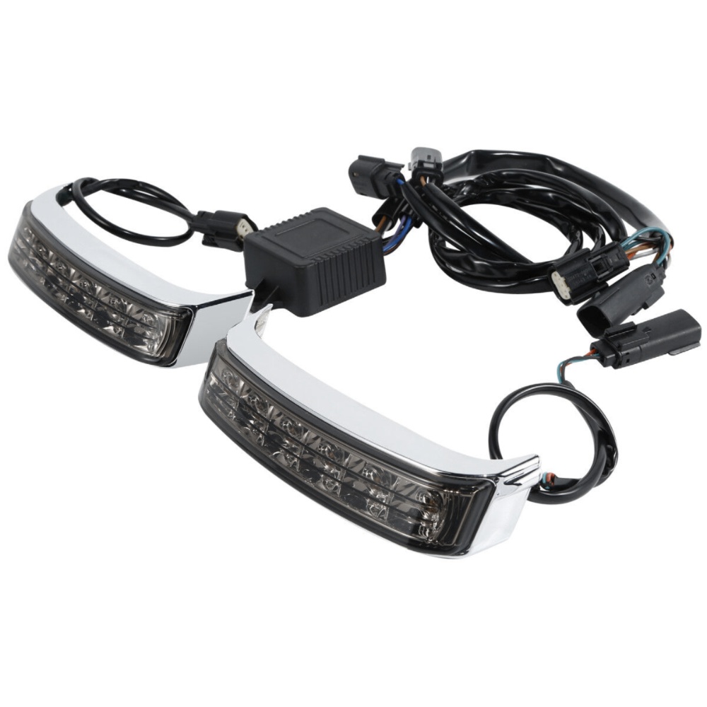 2 Sets Of - LED Saddlebag Run Brake Turn Lamp Light For 2014-2021 Harley-Davidson
