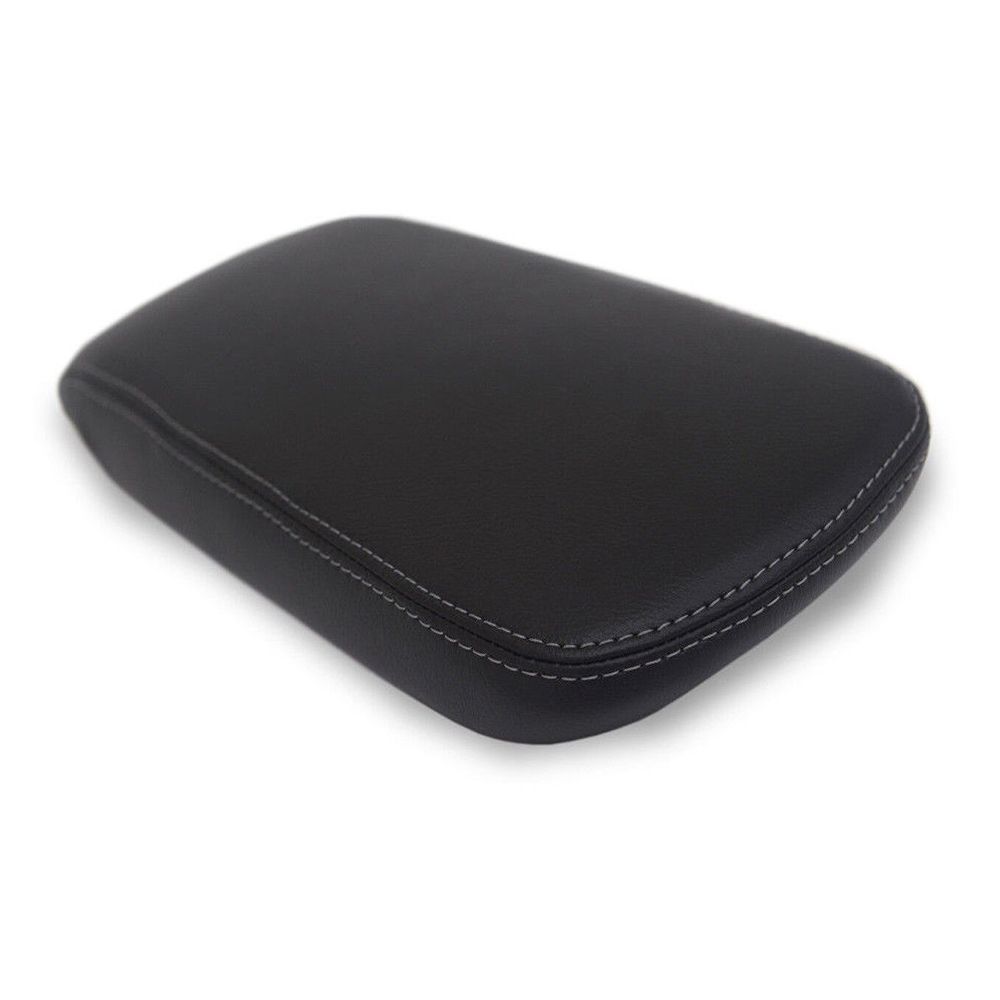 Console Armrest Leather Synthetic Cover For 2011-2014 Chrysler 200 Gray Stitch