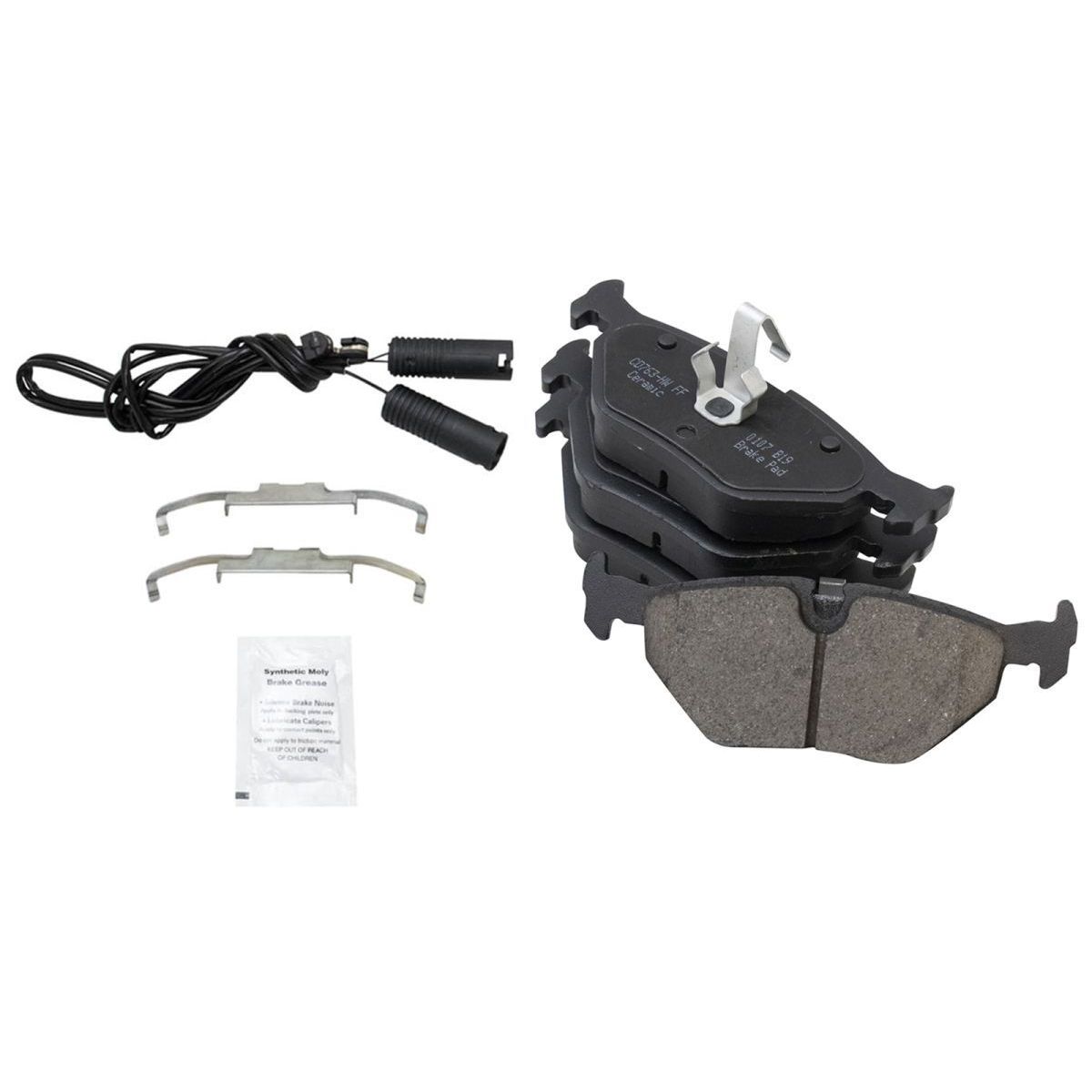 For 2002-2005 Saab 9-5 Linear Wagon Front & Rear Ceramic Disc Brake Pad Kit