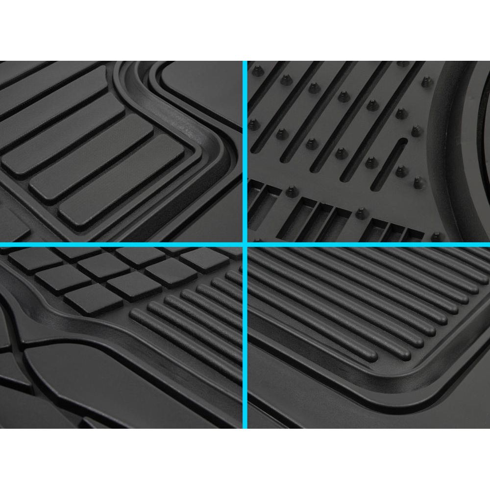 Trim-to Heavy Duty Car Floor Mats For 96-18 A4 Quattro Auto All Weather Black
