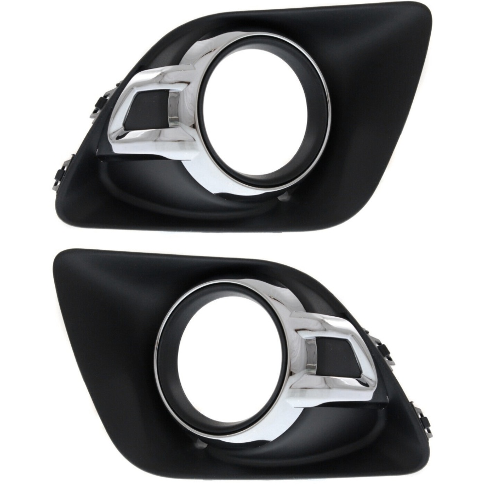 Fog Light Trims Driving Lamp 2pcs Driver & Passenger Side Left Right RVR Pair