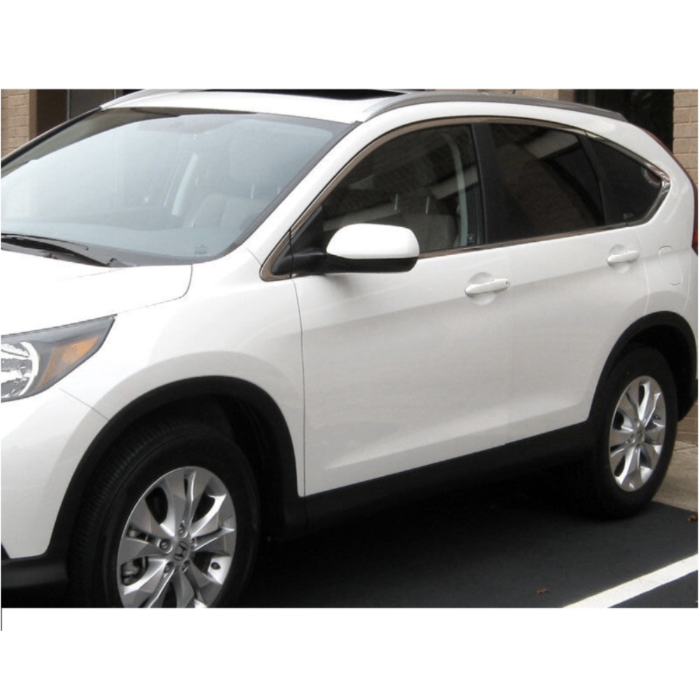 2 Sets Of - For 2012-2016 CR-V Side Rail Bar Roof Rack Carrier OE Style Gloss Black