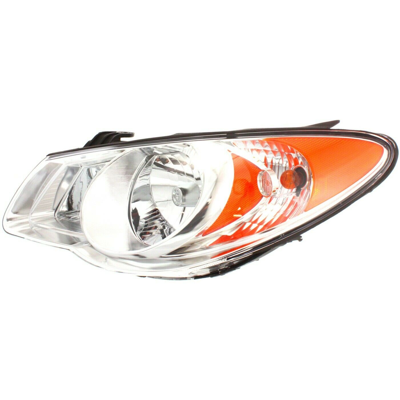 2X LH&RH Headlight 07-09 Elantra Sedan 09 Elantra Hatchback Clear Lens With Bulb