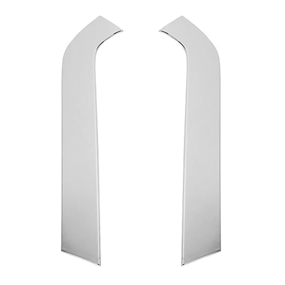 2pcs Gear Shift Side Panel Trim Cover Chrome