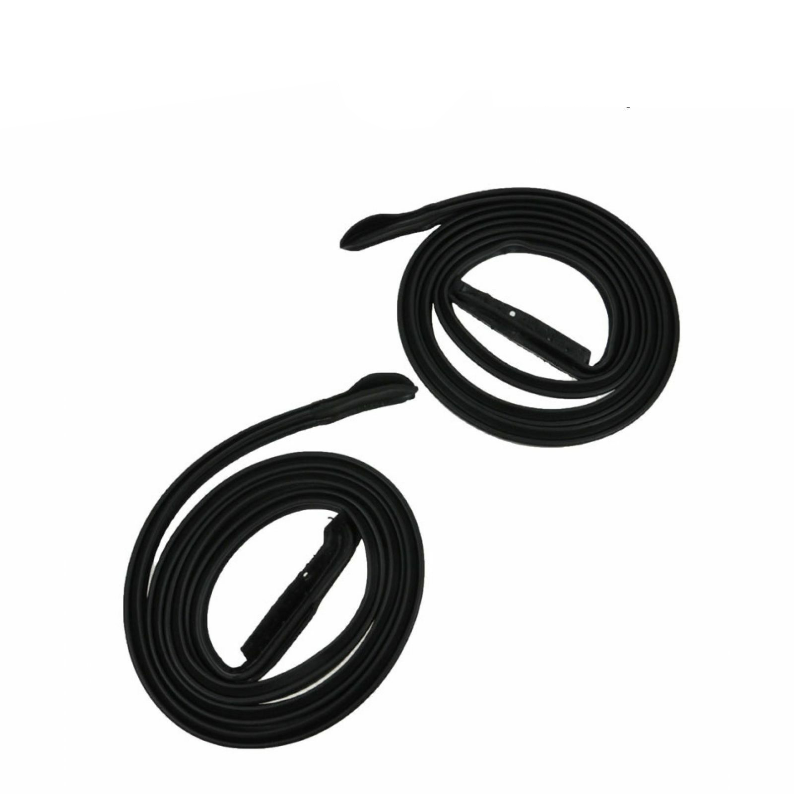 Molded Rubber Door Seal Weatherstrip Pair Set For 1967-1968 Mustang 1967 Capri