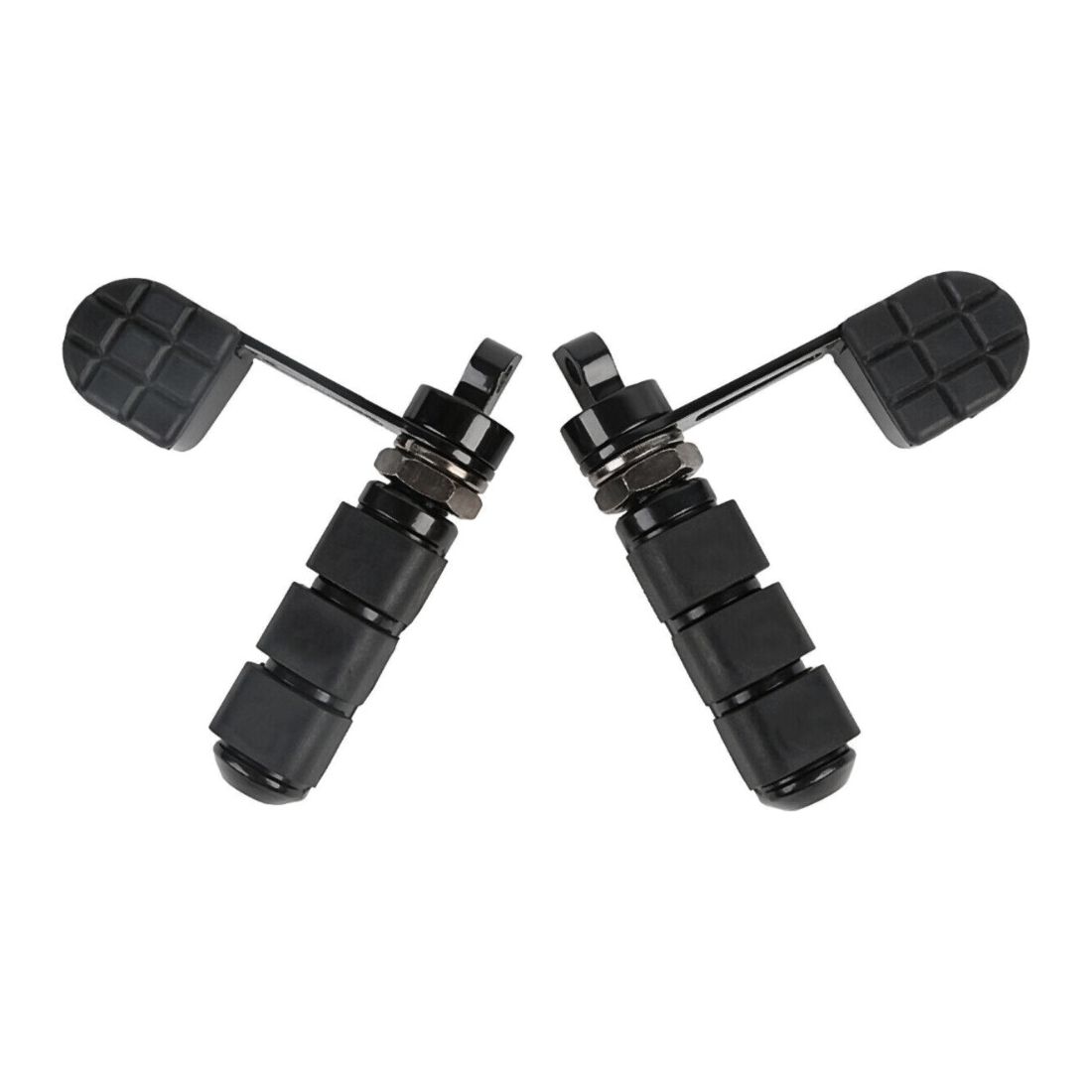 Vibration Stirrup Heel Foot Rest FootPegs For 2004-2011 Harley-Davidson