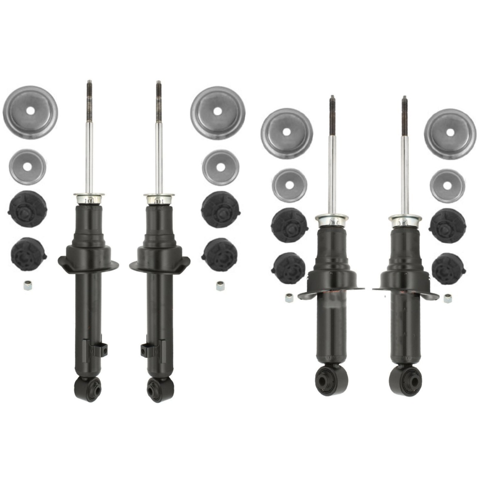 Front & Rear Suspension Struts And Mounts Kit For Mazda 99-05 Miata Convertible