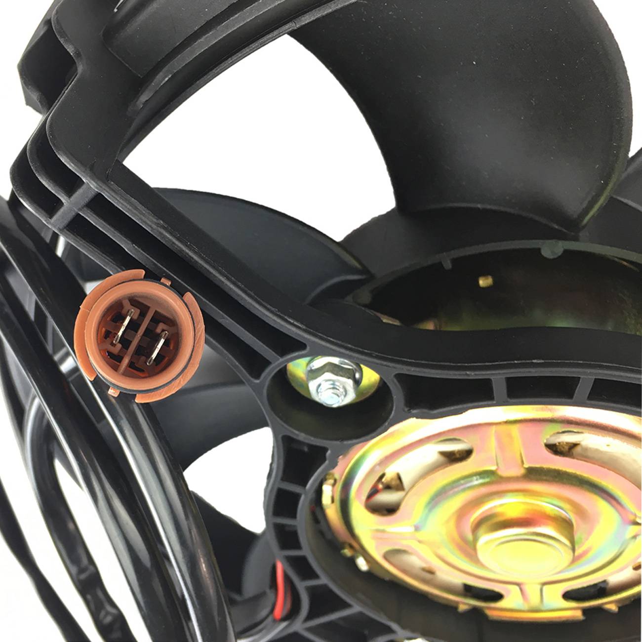1pcs AC A/C Condenser Cooling Fan For Audi A4 A4 Quattro A6 A6 Quattro VW Passat
