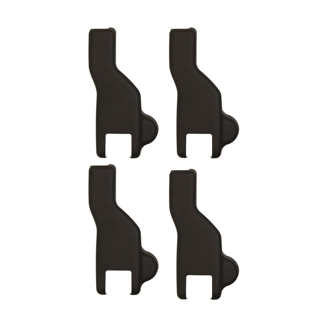 4 Sets Of - For 2008-2009 Hummer H2 Rear Bucket Seat Track Cover Black