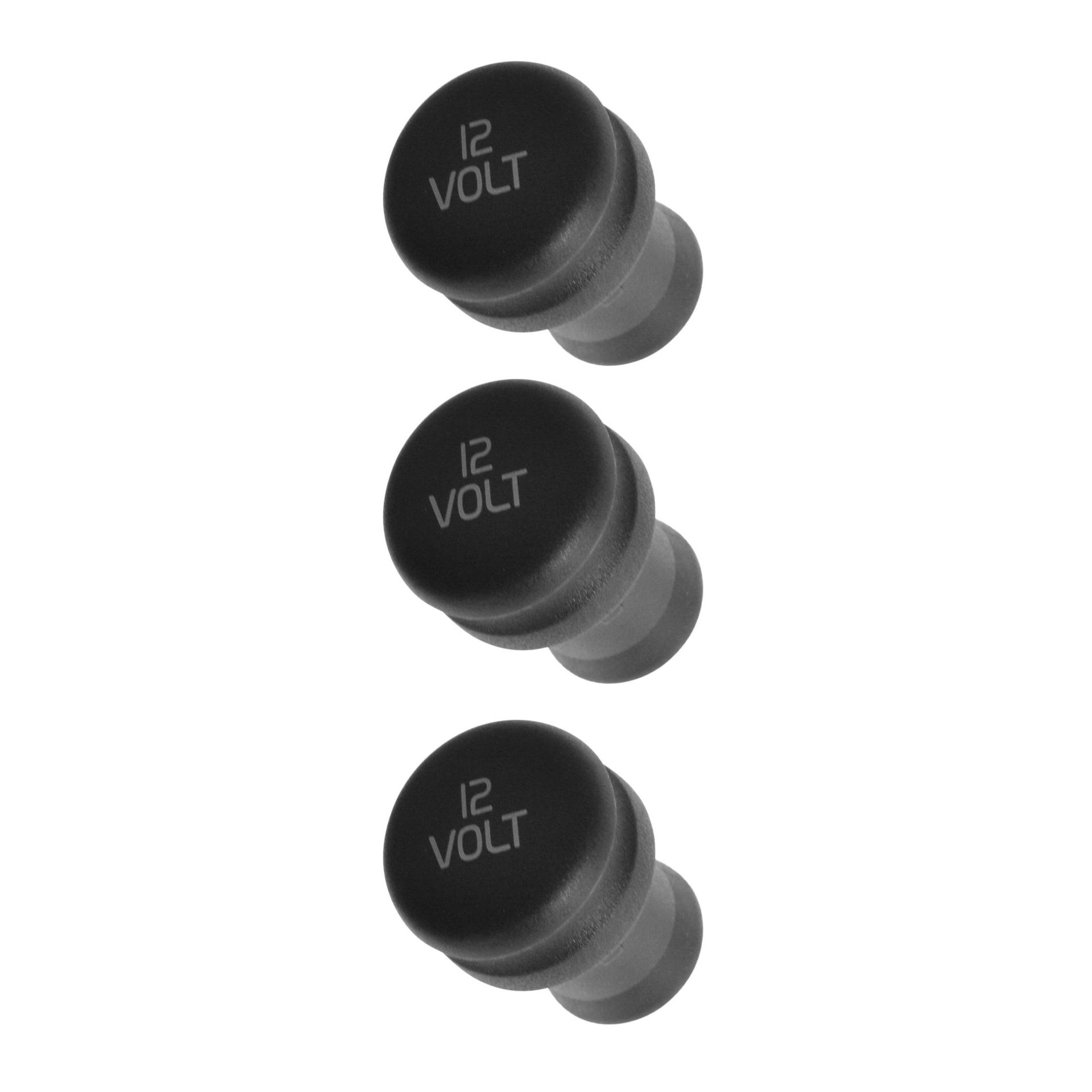 3 Sets Of - Auxiliary Volt Cigarette Lighter Socket Plug Cover For Volvo