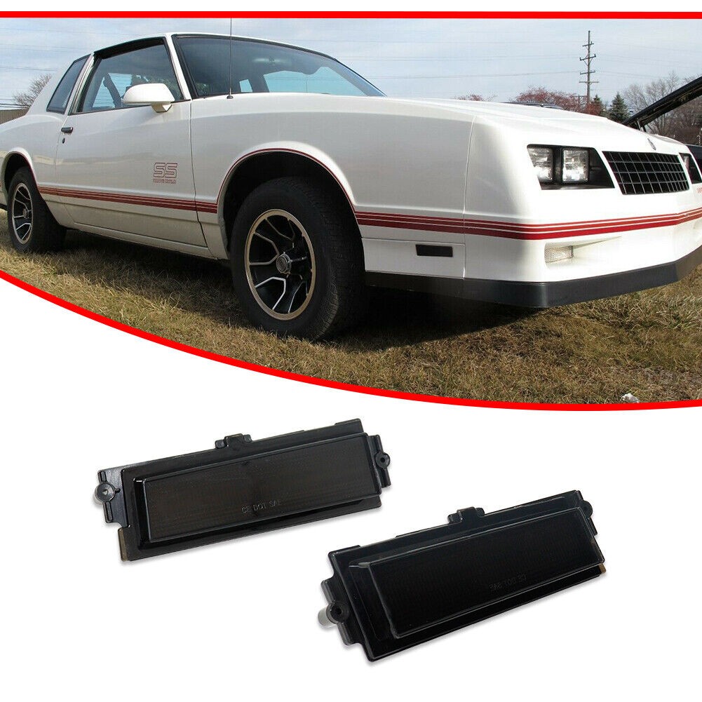 Smoked Lens Front Fender Side Marker Lights