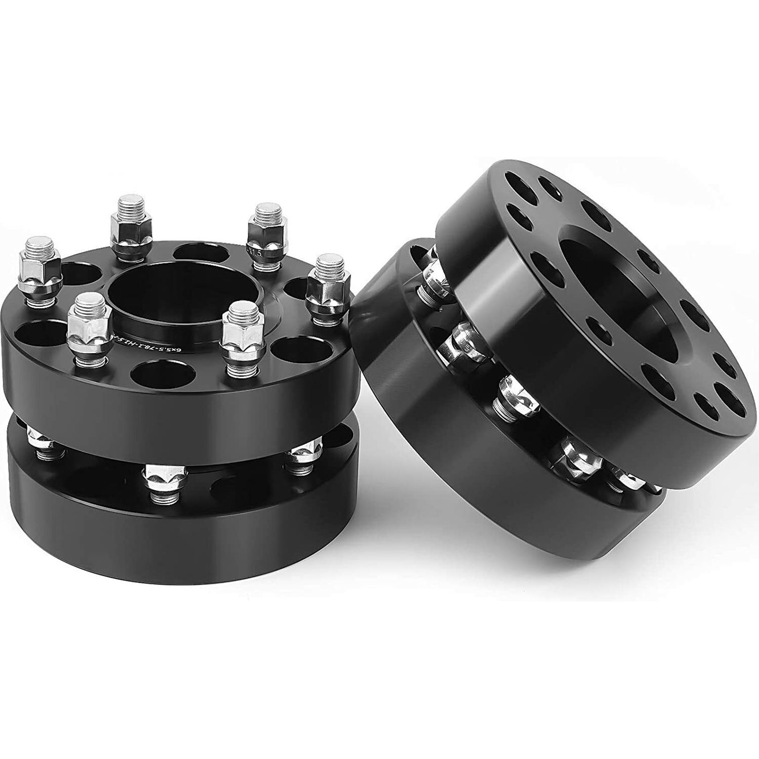 6x5.5 To 6x120 Hub Wheel Adapters 1.5" Put For 99-21 Silverado 1500 Wheels On