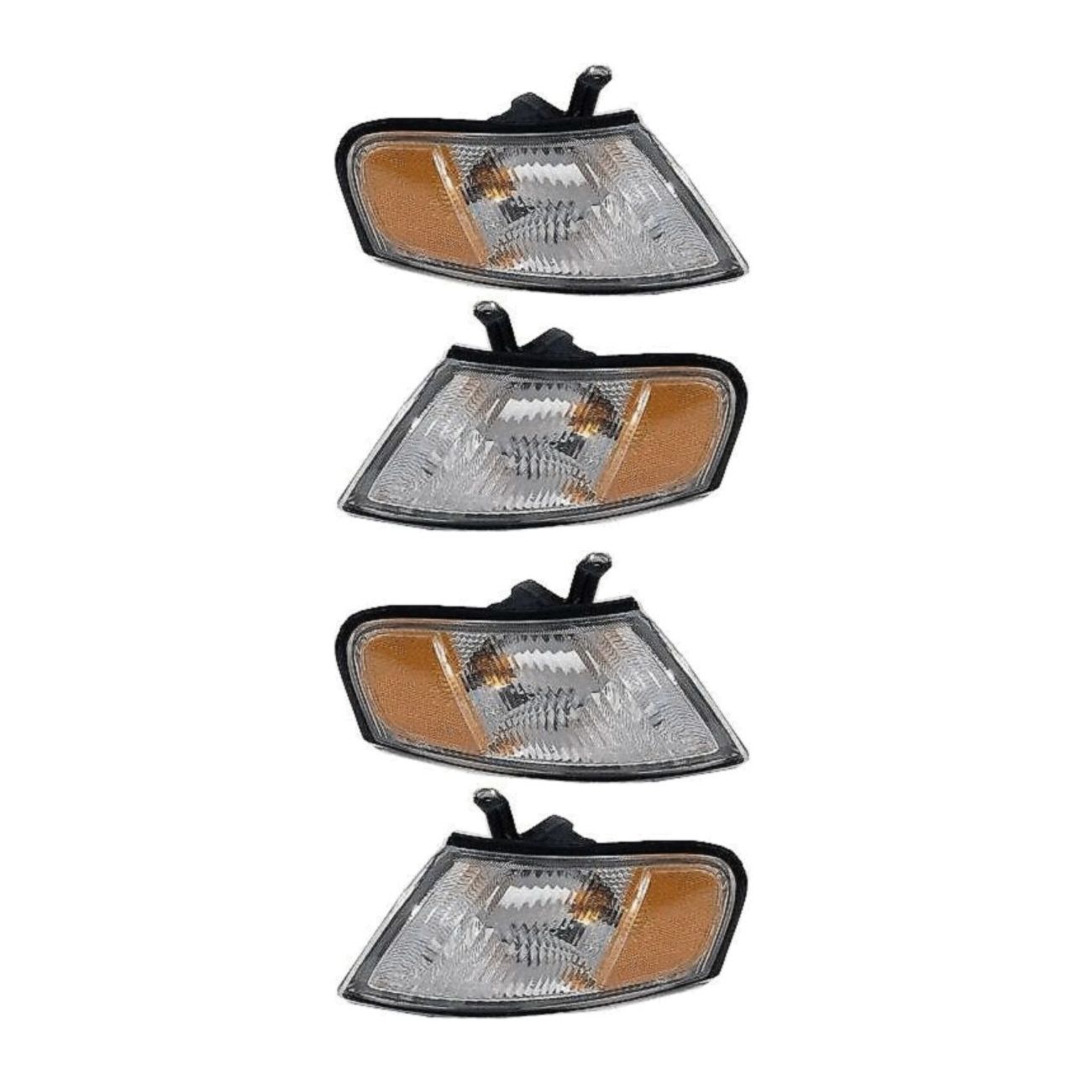 4 PCS - Corner Light For Nissan 98-99 Altima Set Left & Right Incandescent W/ Bulbs