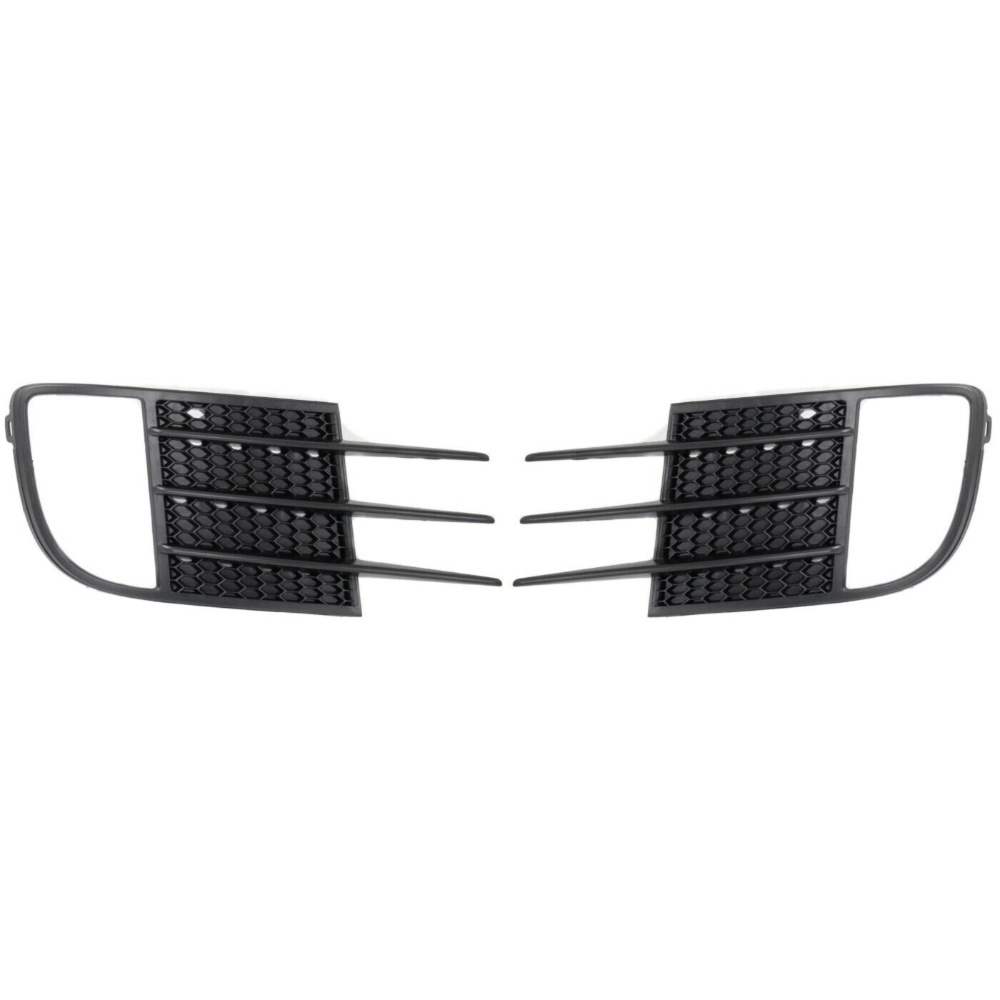Fog Light Trim For VW 10-14 GTI Hatchback Set Of 2 Driver And Passenger Side