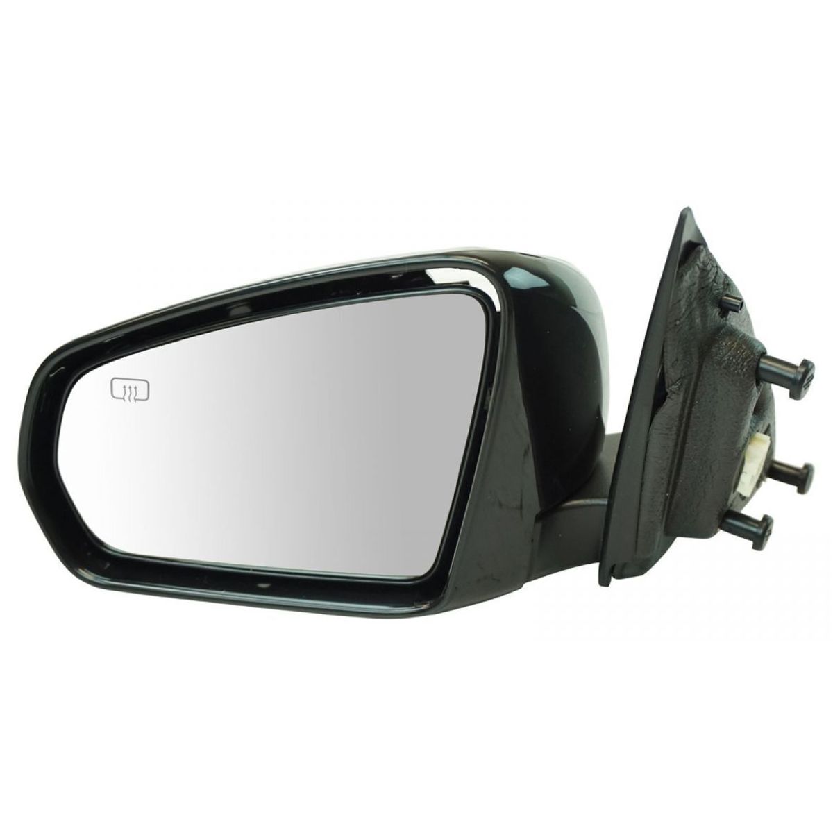 For 08-14 Avenger Exterior Power Heated Manual Folding Mirror Black Left Side