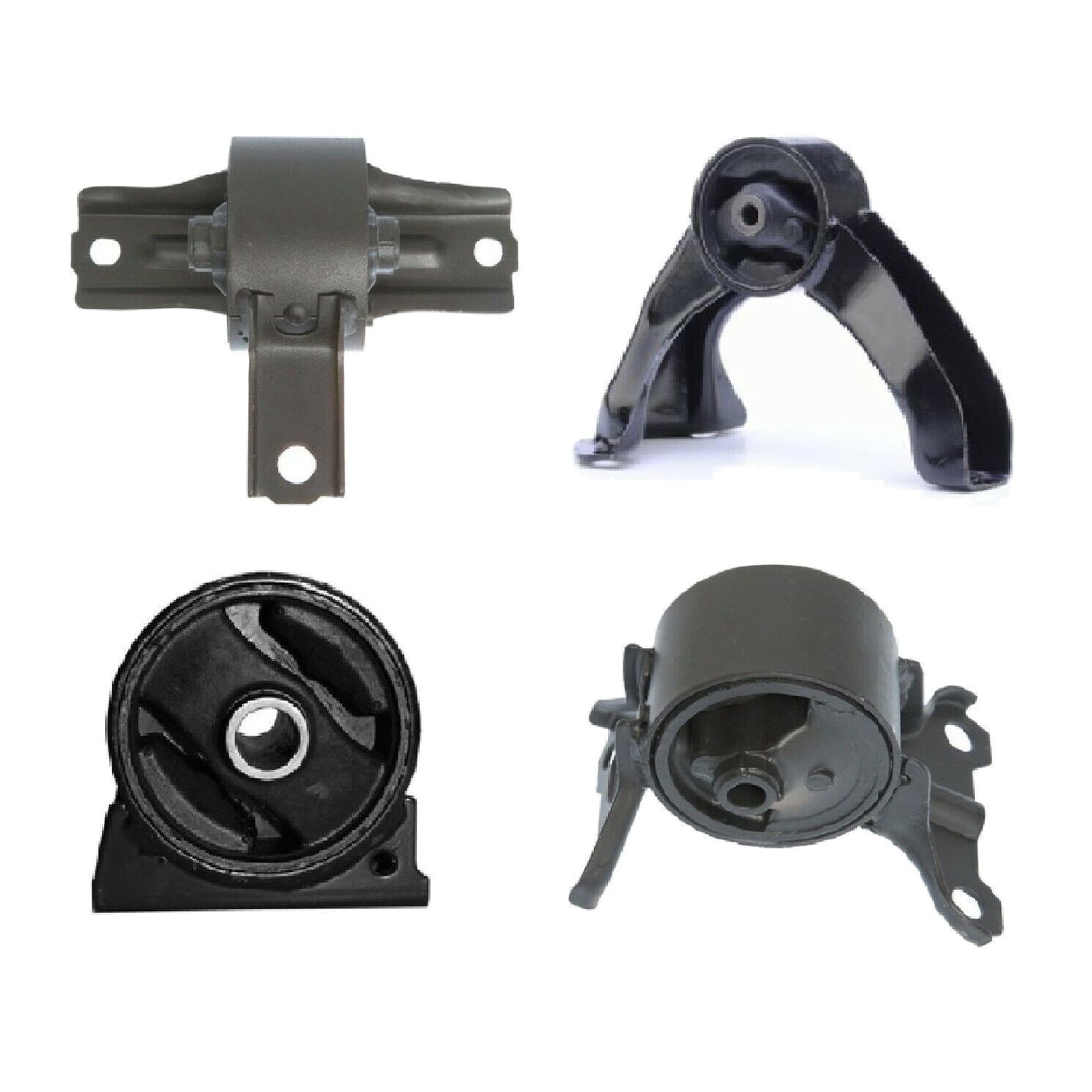 4PCS MOTOR & TRANS MOUNT For 08-16 Mitsubishi Lancer DE 2.0L-NAT.ASP-AUTO TRANS